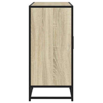 Dressoir 94x35x76 cm bewerkt hout sonoma eikenkleurig