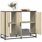 Dressoir 94x35x76 cm bewerkt hout sonoma eikenkleurig