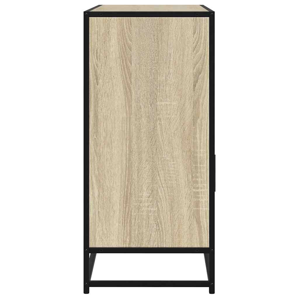 Dressoir 100x35x76 cm bewerkt hout sonoma eikenkleurig