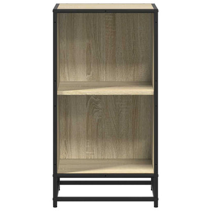 Boekenkast 40x35x76 cm bewerkt hout sonoma eikenkleurig
