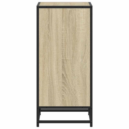 Boekenkast 40x35x76 cm bewerkt hout sonoma eikenkleurig