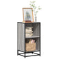 Boekenkast 40x35x76 cm bewerkt hout grijs sonoma eikenkleurig