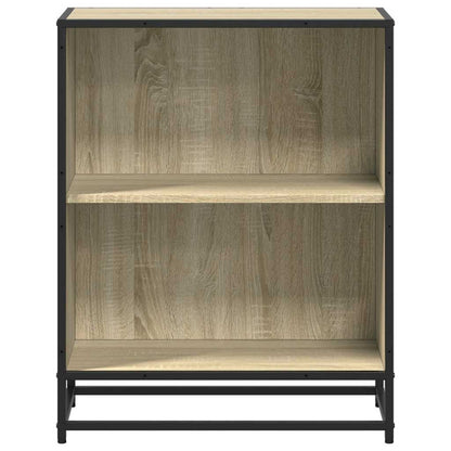 Boekenkast 60x35x76 cm bewerkt hout sonoma eikenkleurig