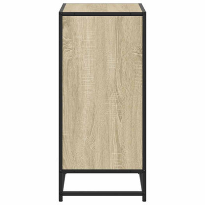 Boekenkast 60x35x76 cm bewerkt hout sonoma eikenkleurig