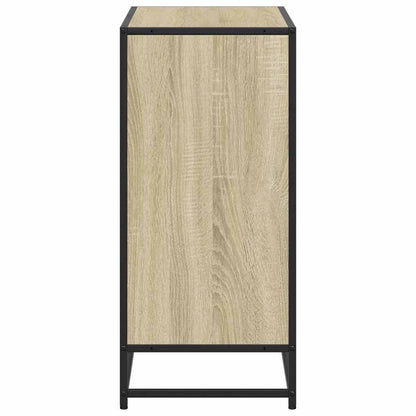 Boekenkast 80,5x35x76 cm bewerkt hout sonoma eikenkleurig