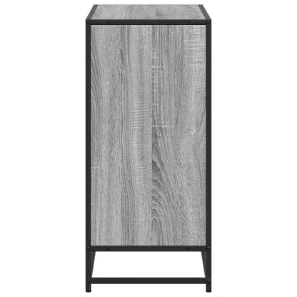 Boekenkast 80,5x35x76 cm bewerkt hout grijs sonoma eikenkleurig