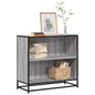 Boekenkast 80,5x35x76 cm bewerkt hout grijs sonoma eikenkleurig