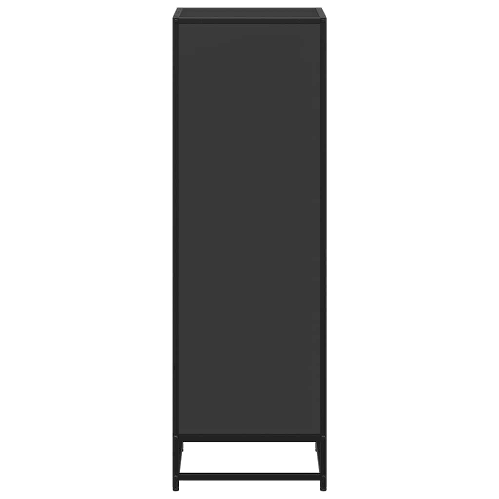 Boekenkast 40x35x107,5 cm bewerkt hout zwart