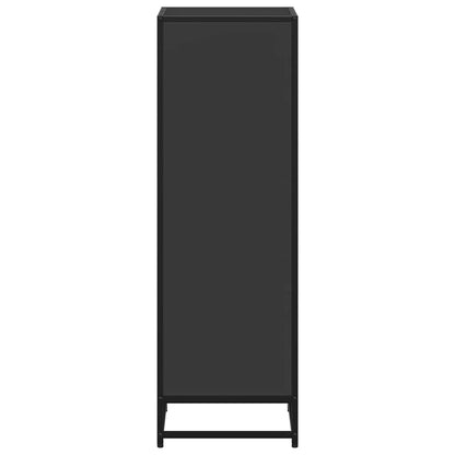 Boekenkast 40x35x107,5 cm bewerkt hout zwart