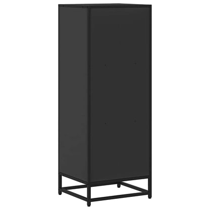 Boekenkast 40x35x107,5 cm bewerkt hout zwart