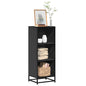 Boekenkast 40x35x107,5 cm bewerkt hout zwart