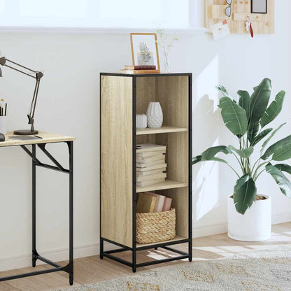 Boekenkast 40x35x107,5 cm bewerkt hout sonoma eikenkleurig