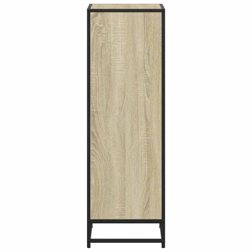 Boekenkast 40x35x107,5 cm bewerkt hout sonoma eikenkleurig