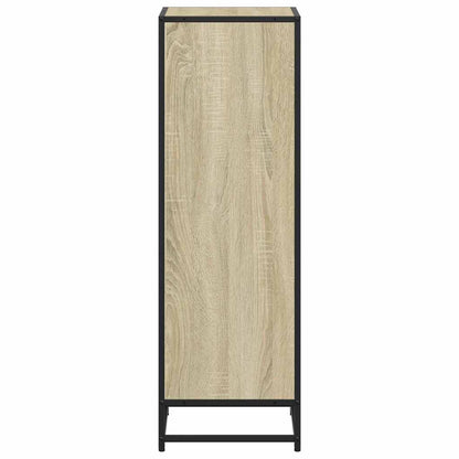 Boekenkast 40x35x107,5 cm bewerkt hout sonoma eikenkleurig
