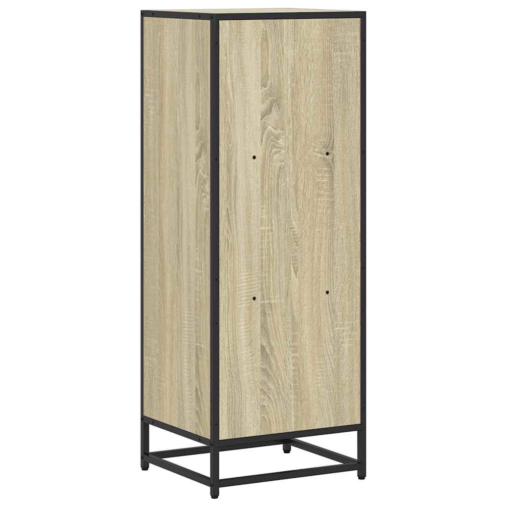Boekenkast 40x35x107,5 cm bewerkt hout sonoma eikenkleurig