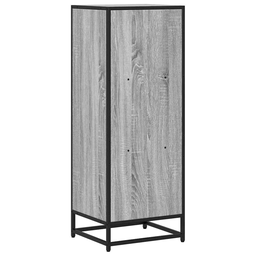 Boekenkast 40x35x107,5 cm bewerkt hout grijs sonoma eikenkleur