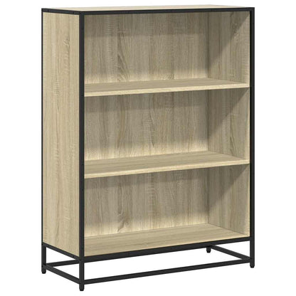 Boekenkast 80,5x35x107,5 cm bewerkt hout sonoma eikenkleurig