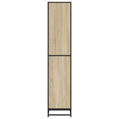 Boekenkast 40x35x170,5 cm bewerkt hout sonoma eikenkleurig
