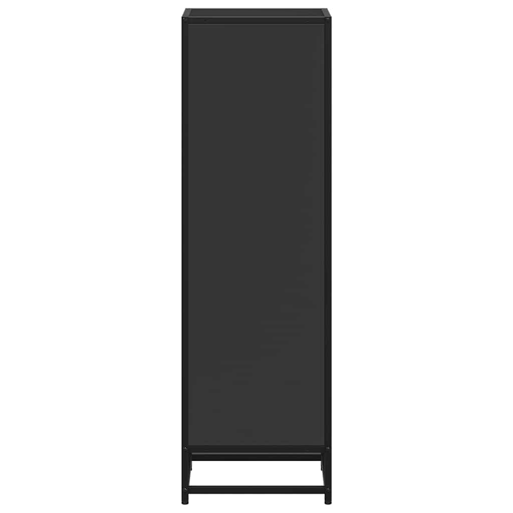 Boekenkast 33,5x33x107,5 cm bewerkt hout zwart