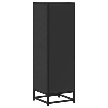 Boekenkast 33,5x33x107,5 cm bewerkt hout zwart