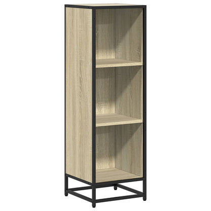 Boekenkast 33,5x33x107,5 cm bewerkt hout sonoma eikenkleurig