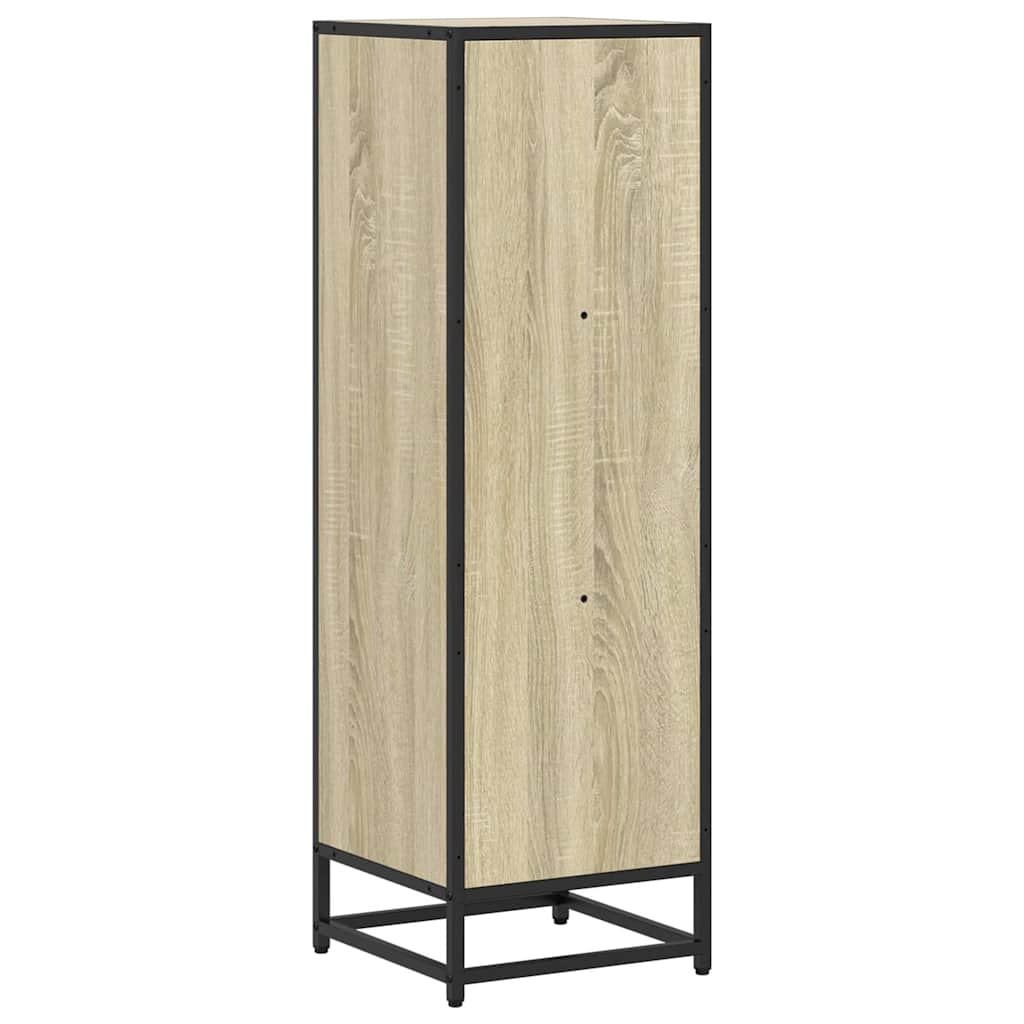 Boekenkast 33,5x33x107,5 cm bewerkt hout sonoma eikenkleurig