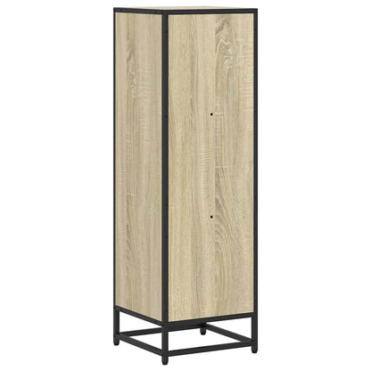 Boekenkast 33,5x33x107,5 cm bewerkt hout sonoma eikenkleurig
