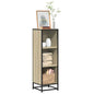 Boekenkast 33,5x33x107,5 cm bewerkt hout sonoma eikenkleurig