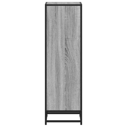 Boekenkast 33,5x33x107,5 bewerkt hout grijs sonoma eikenkleur