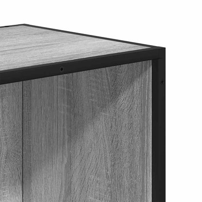 Boekenkast 33,5x33x107,5 bewerkt hout grijs sonoma eikenkleur