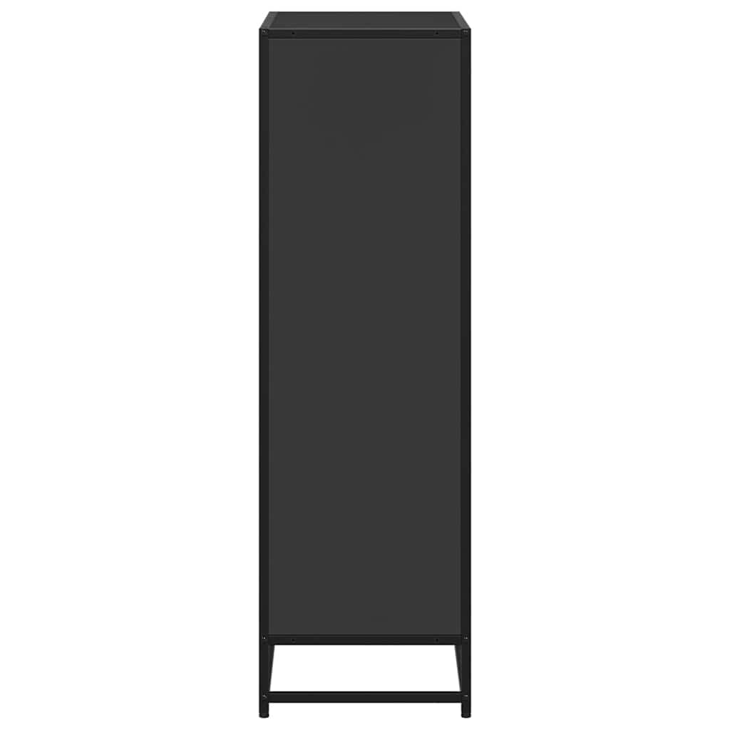 Boekenkast 65,5x33x107,5 cm bewerkt hout zwart