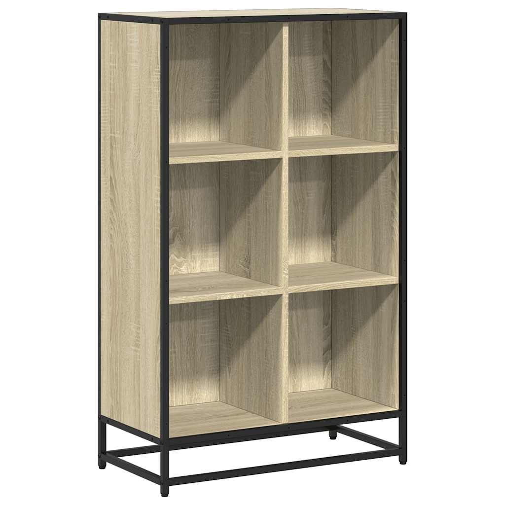Boekenkast 65,5x33x107,5 cm bewerkt hout sonoma eikenkleurig