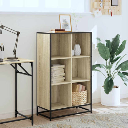 Boekenkast 65,5x33x107,5 cm bewerkt hout sonoma eikenkleurig