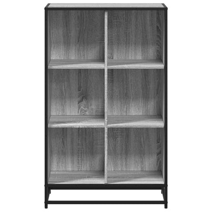 Boekenkast 65,5x33x107,5cm bewerkt hout grijs sonoma eikenkleur