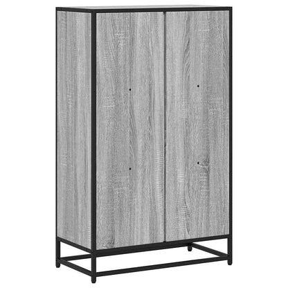 Boekenkast 65,5x33x107,5cm bewerkt hout grijs sonoma eikenkleur
