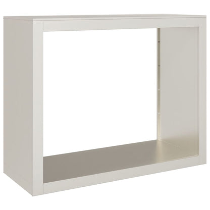Brandhoutrek 100x40x80 cm weervast staal