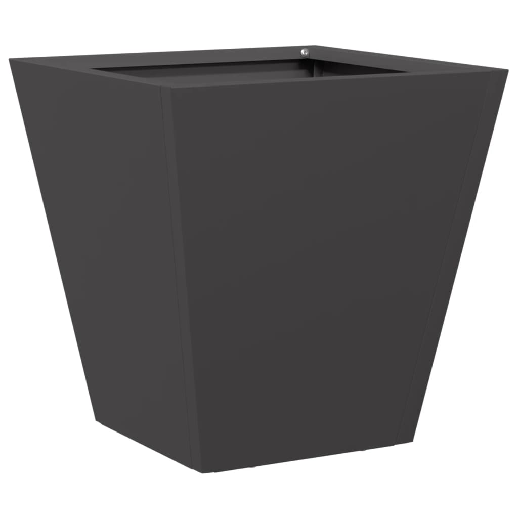 Plantenbakken Staal Zwart 2 30 x 30 x 30 cm Staal/Zwart