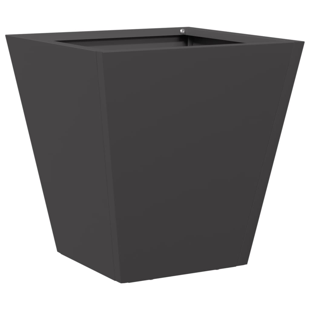 Plantenbakken Staal Zwart 2 30 x 30 x 30 cm Staal/Zwart