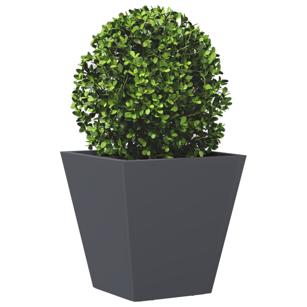 Plantenbakken Staal Antracietkleurig 2 30 x 30 x 30 cm Staal/Antracietkleurig