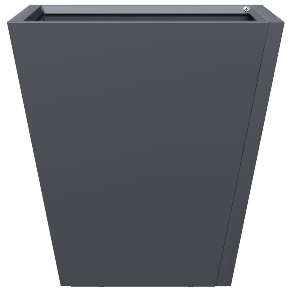 Plantenbakken Staal Antracietkleurig 2 30 x 30 x 30 cm Staal/Antracietkleurig