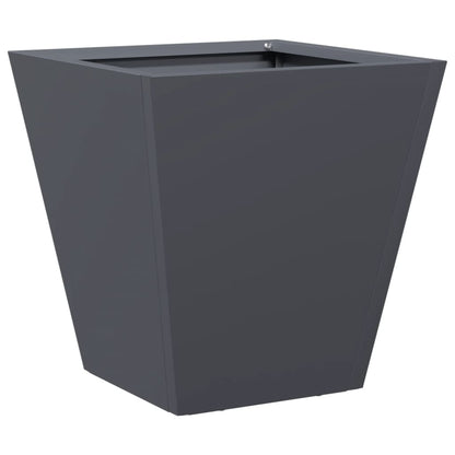 Plantenbakken Staal Antracietkleurig 2 30 x 30 x 30 cm Staal/Antracietkleurig