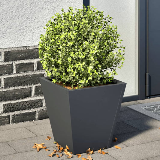Plantenbakken Staal Antracietkleurig 2 30 x 30 x 30 cm Staal/Antracietkleurig
