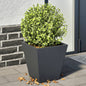 Plantenbakken Staal Antracietkleurig 2 30 x 30 x 30 cm Staal/Antracietkleurig