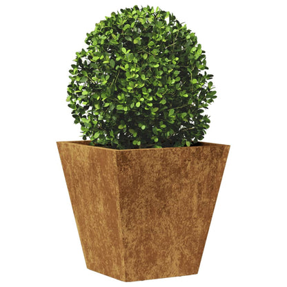 Plantenbakken Weervast Staal 2 30 x 30 x 30 cm Cortenstaal/Bruin