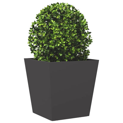 Plantenbakken Staal Zwart 2 40 x 40 x 40 cm Staal/Zwart
