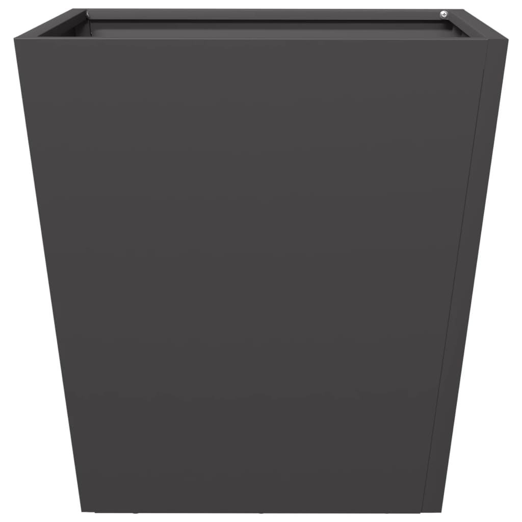 Plantenbakken Staal Zwart 2 40 x 40 x 40 cm Staal/Zwart