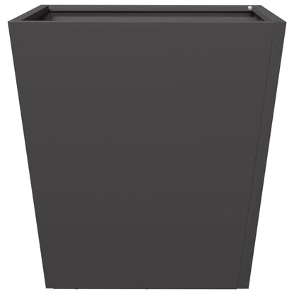 Plantenbakken Staal Zwart 2 40 x 40 x 40 cm Staal/Zwart