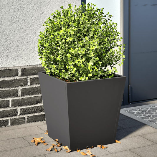 Plantenbakken Staal Zwart 2 40 x 40 x 40 cm Staal/Zwart