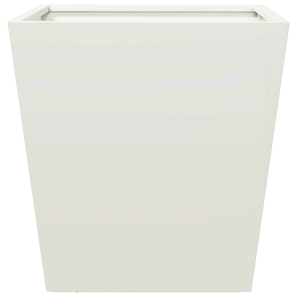 Plantenbakken Staal Wit 2 40 x 40 x 40 cm Staal/Wit