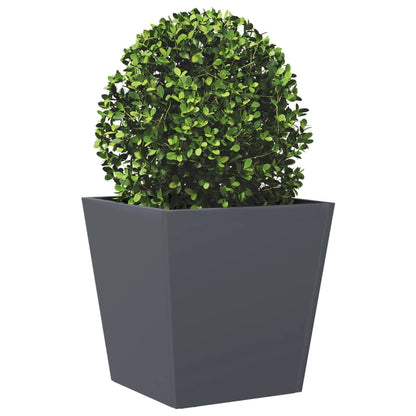 Plantenbakken Staal Antracietkleurig 2 40 x 40 x 40 cm Staal/Antracietkleurig